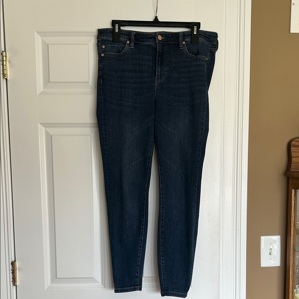 Liverpool Dark Blue Women's Skinny Jeans